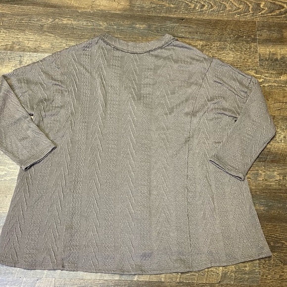 Talulah Boutique Archie Button Cardigan Knit Sweater Mocha Brown Women’s Size 2X - Picture 8 of 11